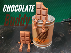 Chocolate with articulated legs