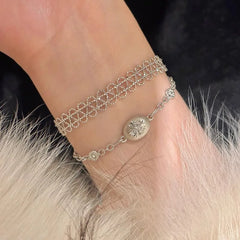 Lace lace bracelet, fashionable fresh, elegant, exquisite, adjustable bracelets sunny girl accessories, suitable for all seasons
