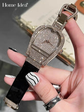 Shiny Diamonds Studded Quartz Watches Women Elegant Party Jewelry Accessories New Designer Buckle Fashion Wristwatches