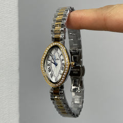 Bracelet style women's watch 2026 new style high-end temperament casual fashion art light luxury gold watch woman gift