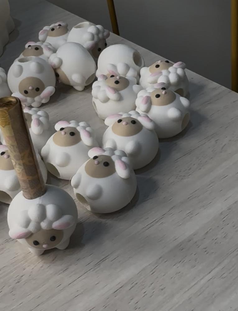 sheep-shaped giveaways