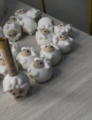 sheep-shaped giveaways