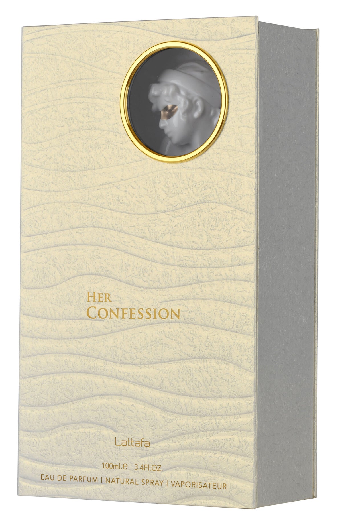 Lattafa Her Confession for Women Eau de Parfum Spray, 3.4 Ounce / 100 Ml