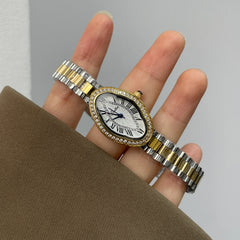 Bracelet style women's watch 2026 new style high-end temperament casual fashion art light luxury gold watch woman gift