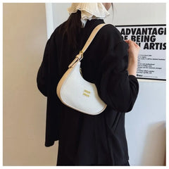 Stylish Leather Satchel Bag Elegant Minimalist Design With Retro Shopper And Large Capacity