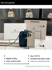 Denim Denim Bag Women's Mobile Phone Bag Crossbody Bag New High-end Bag